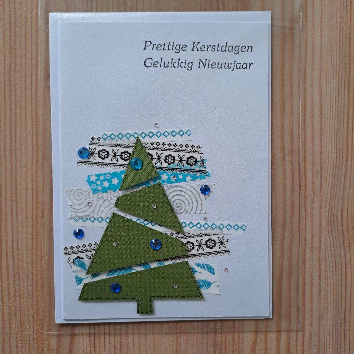 Wenskaart kerstboom