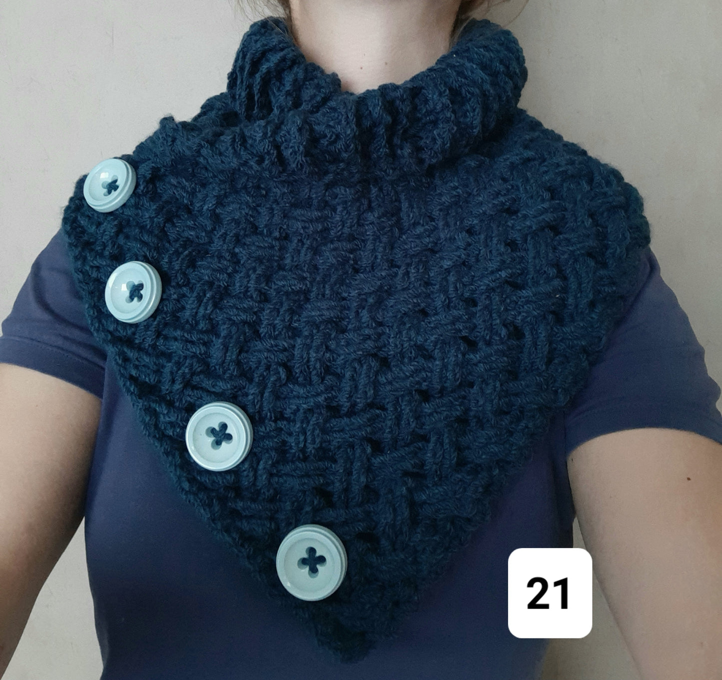 Chunky colsjaal div. kleuren