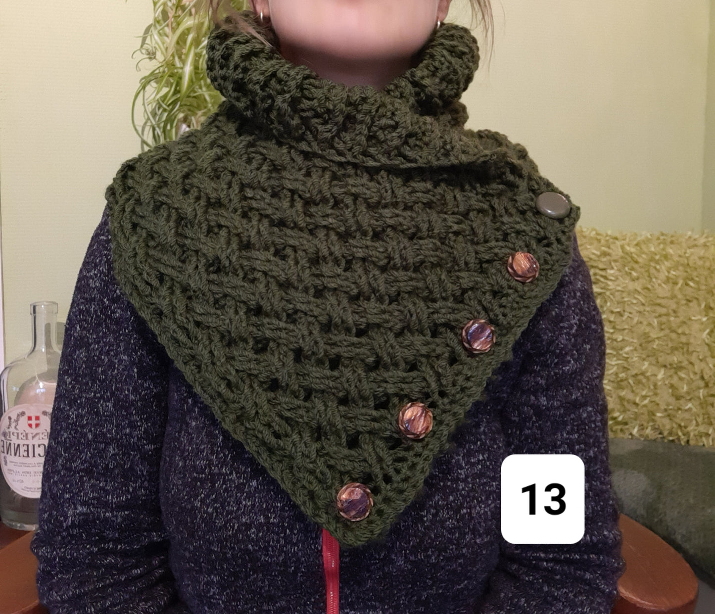 Chunky colsjaal div. kleuren