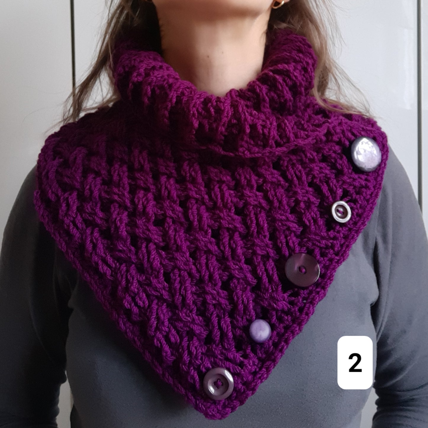 Chunky colsjaal div. kleuren