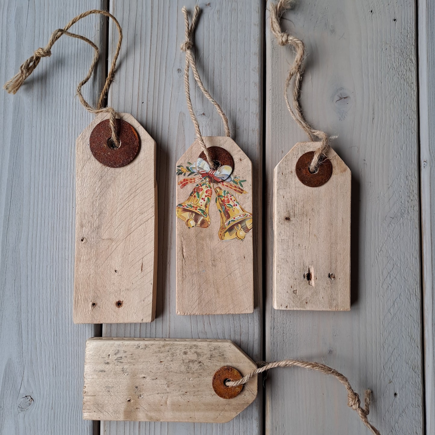 Houten prijskaartjes