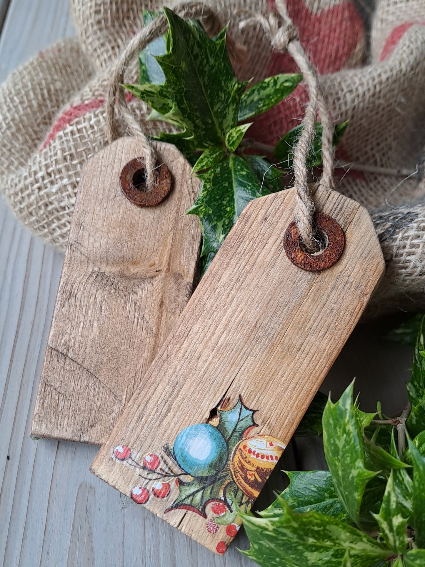 Houten prijskaartjes
