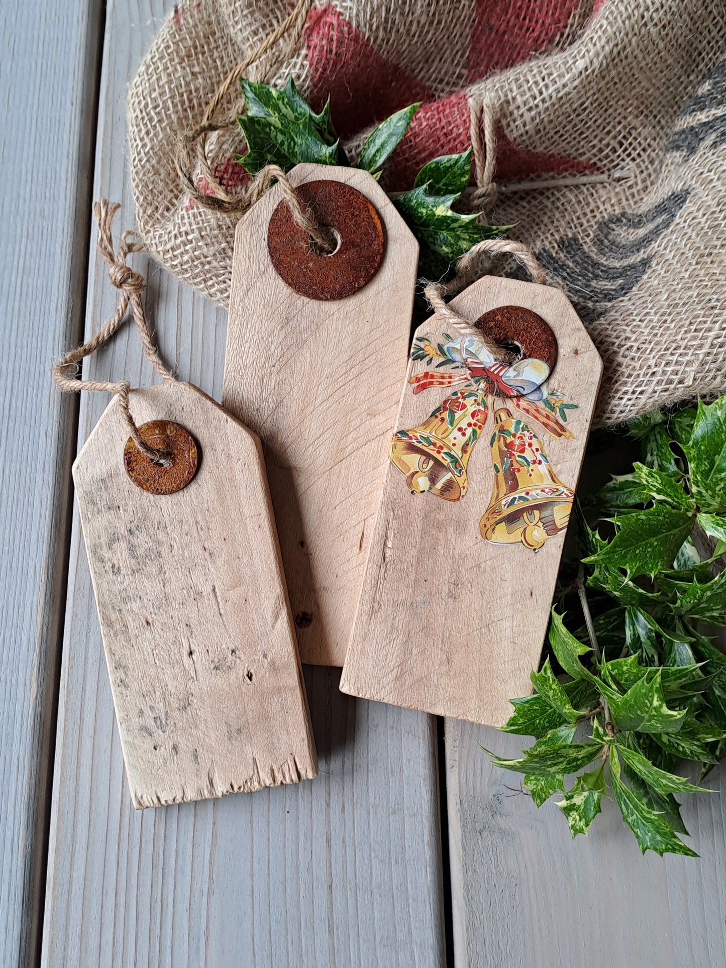 Houten prijskaartjes
