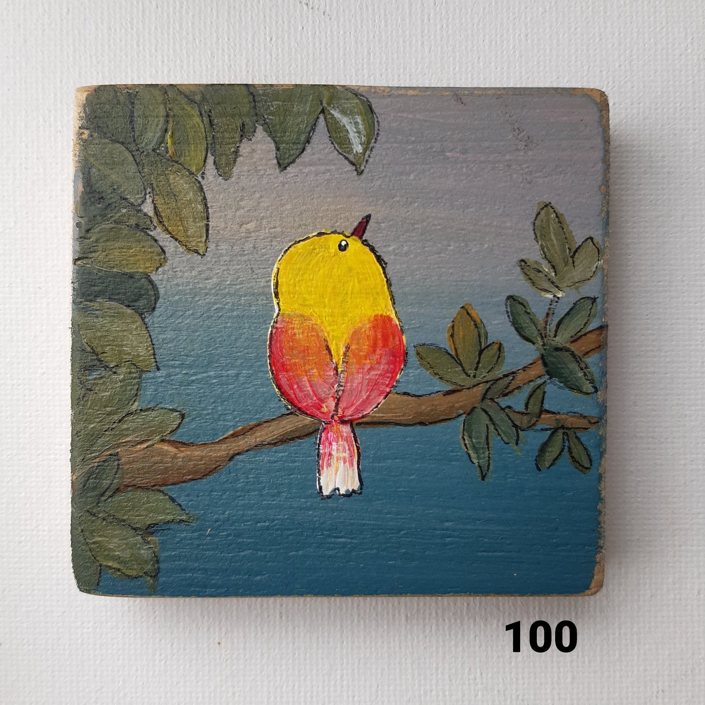 Vogel schilderijtjes #1-100