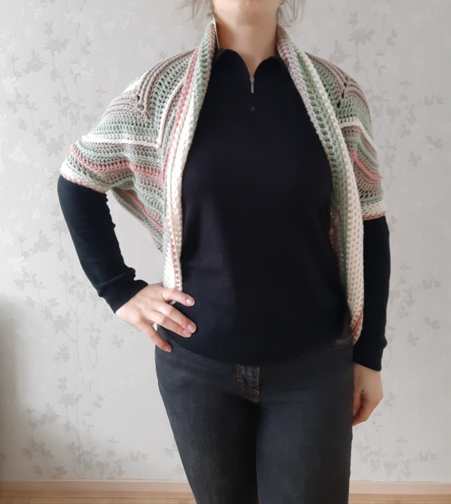 Vest/shrug in div kleuren en maten