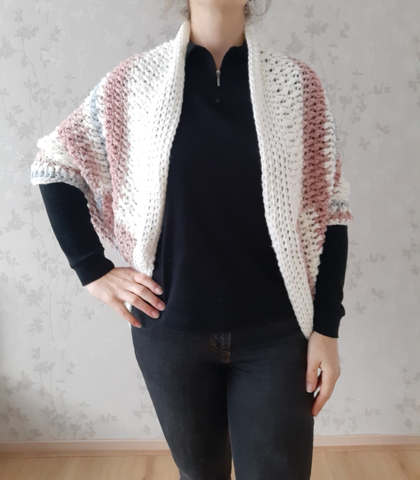 Vest/shrug in div kleuren en maten