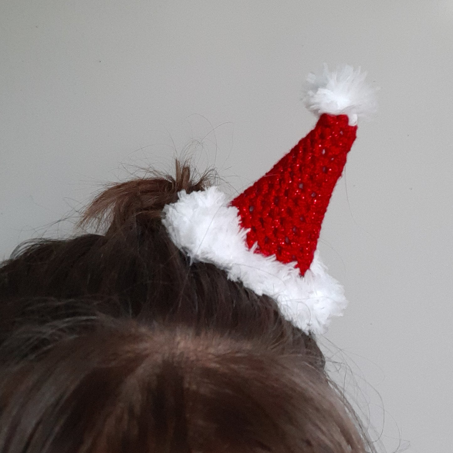 Kerstmuts haarclip