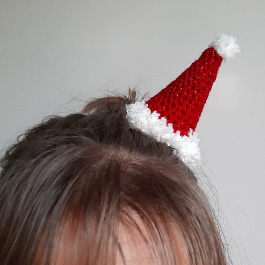 Kerstmuts haarclip