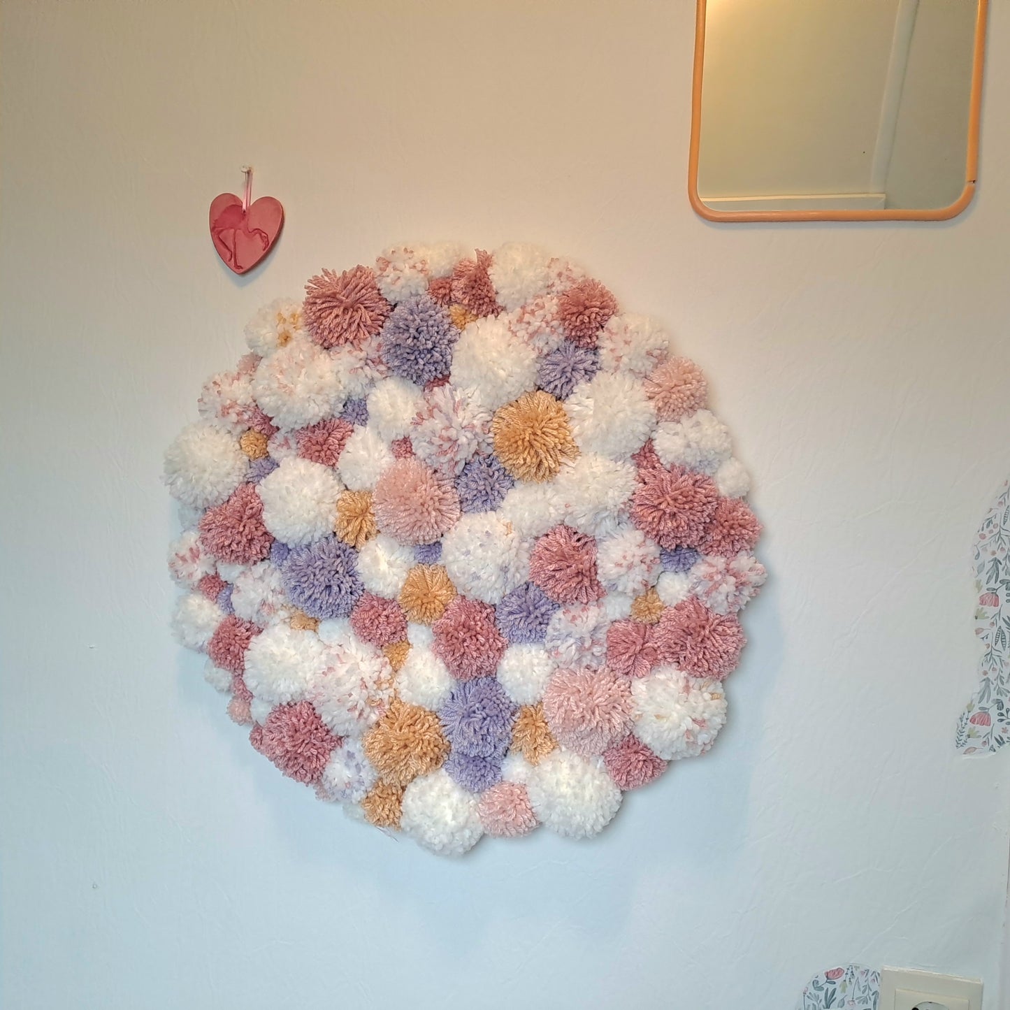 Wanddecoratie Pompom