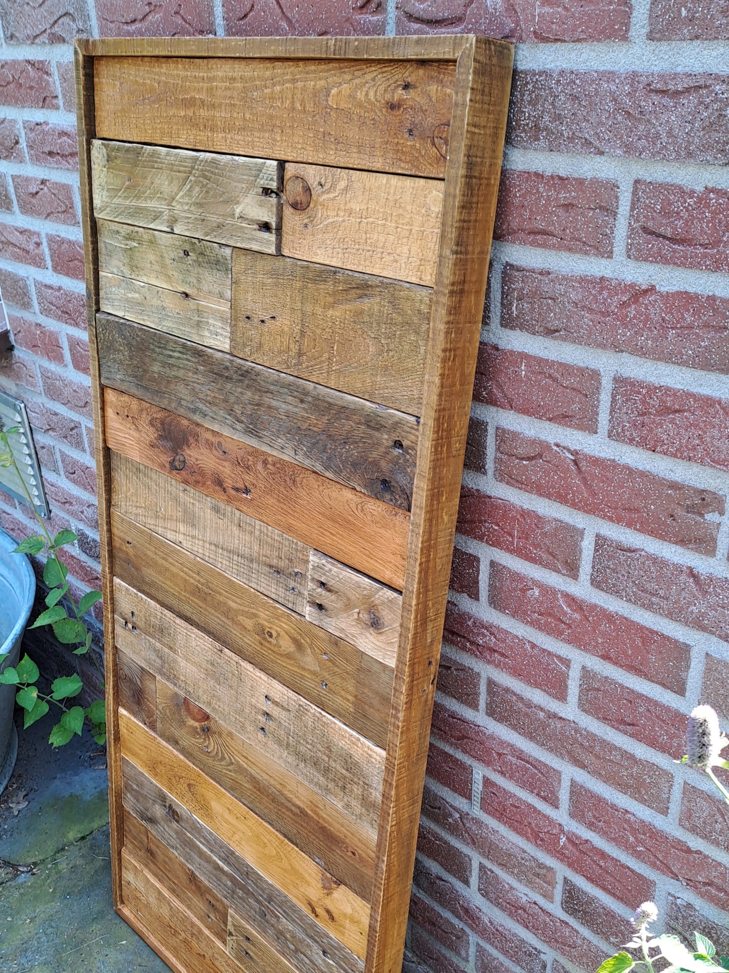 Wanddecoratie pallet