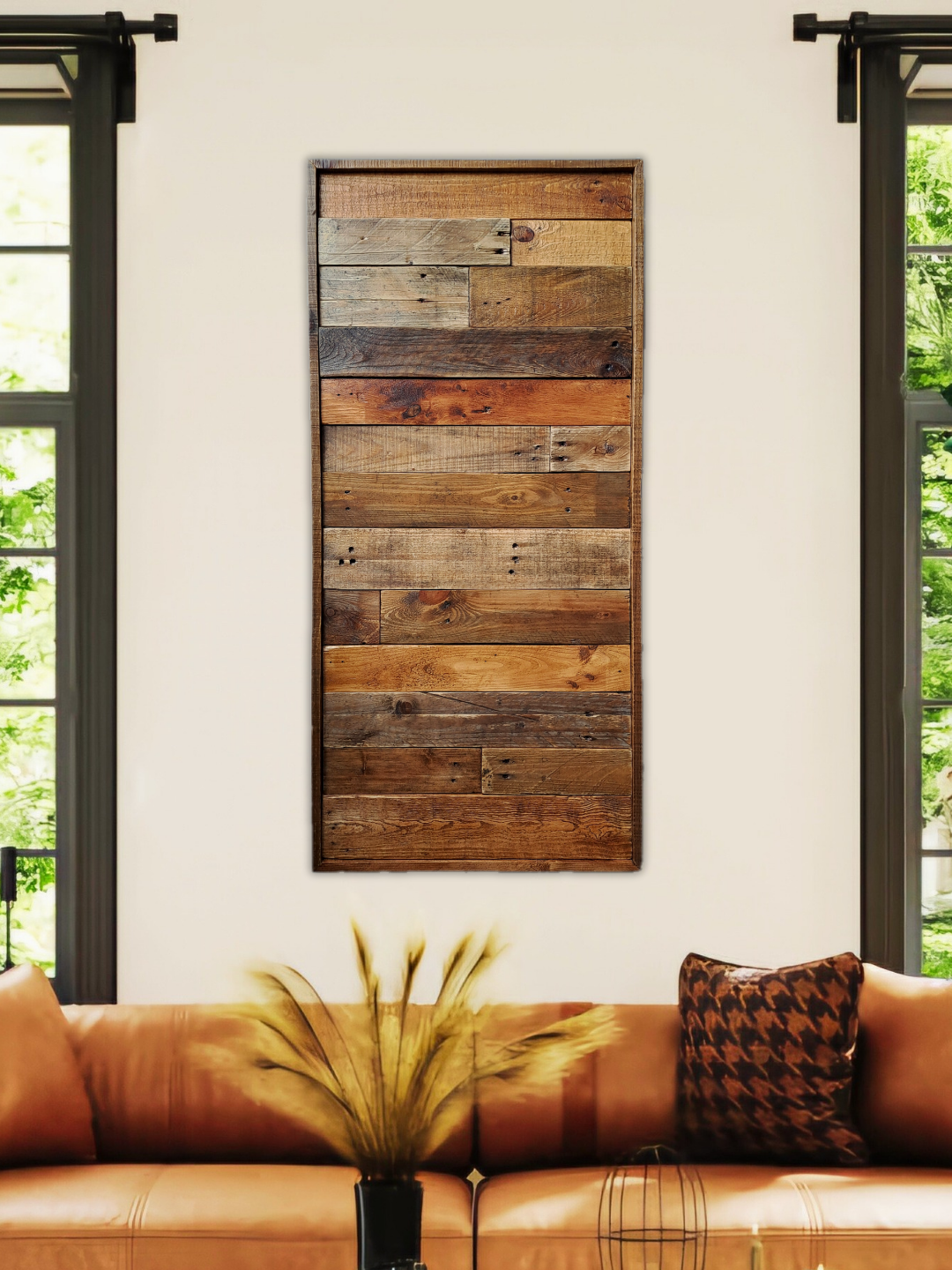 Wanddecoratie pallet