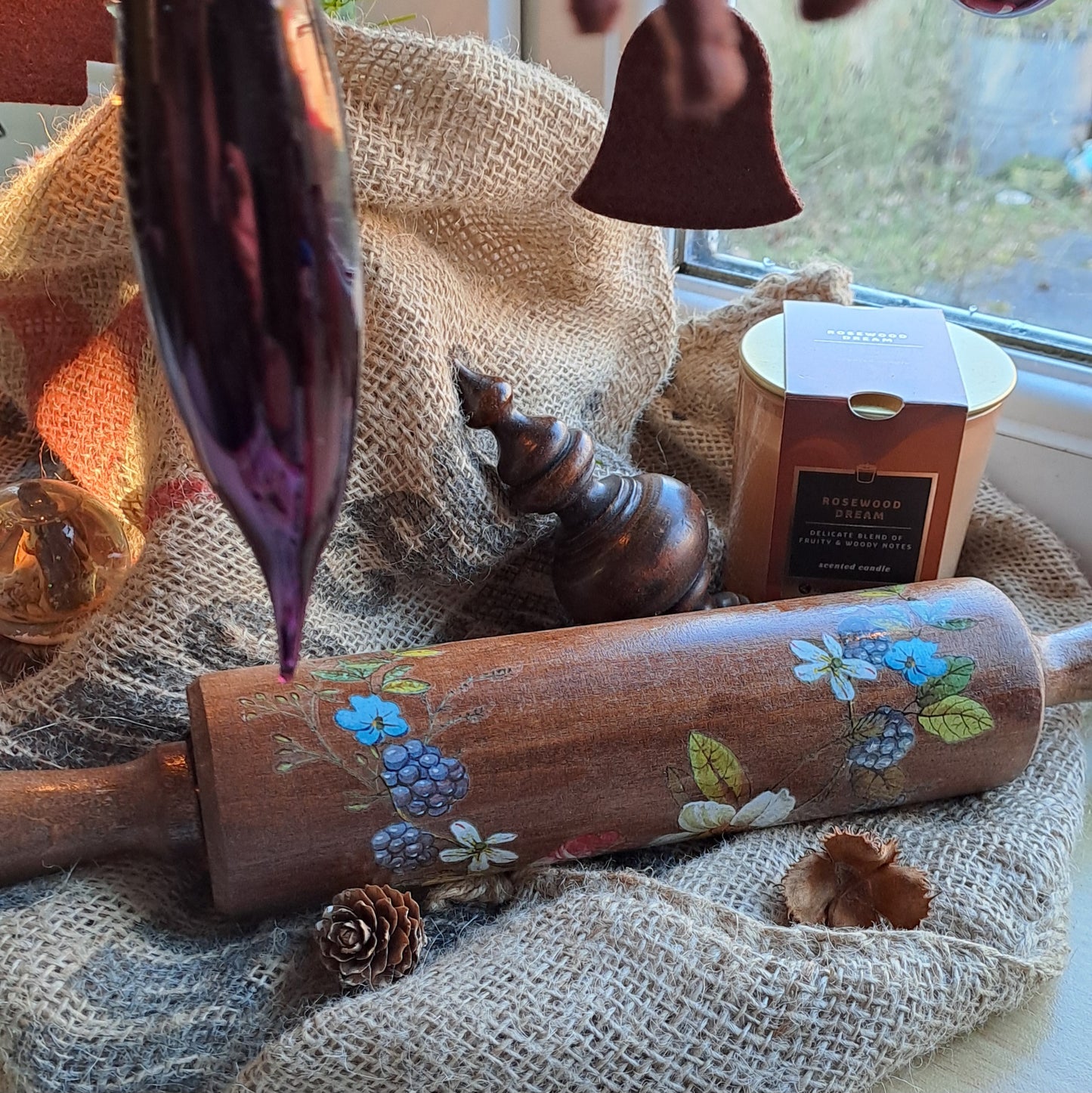 Decoratieve deegroller & pollepel