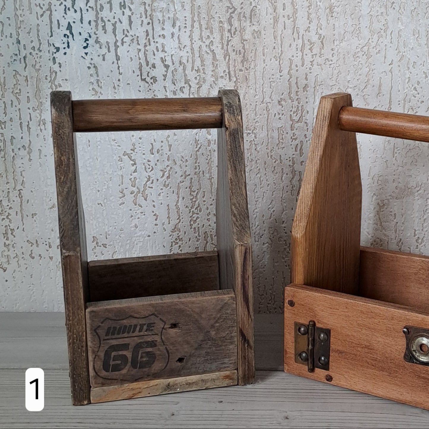 Houten gereedschapskistjes