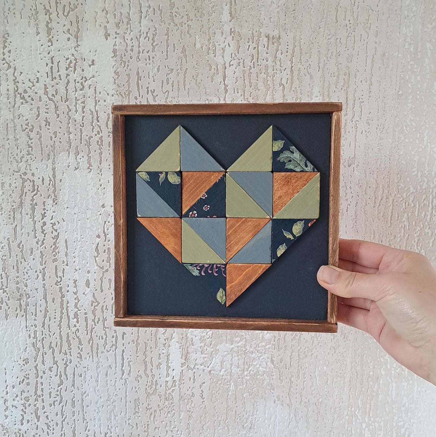Houten decoratie hart