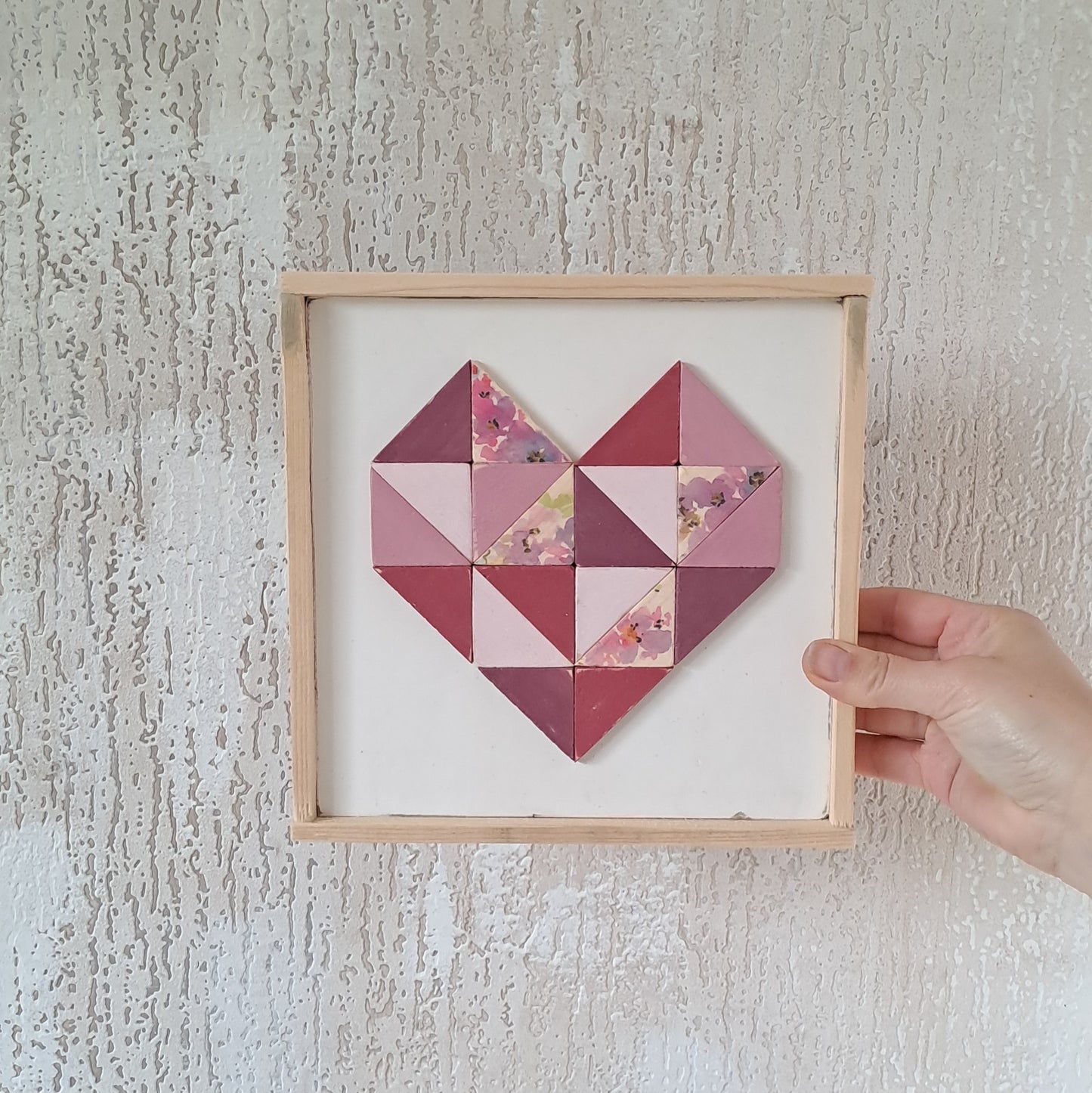 Houten decoratie hart