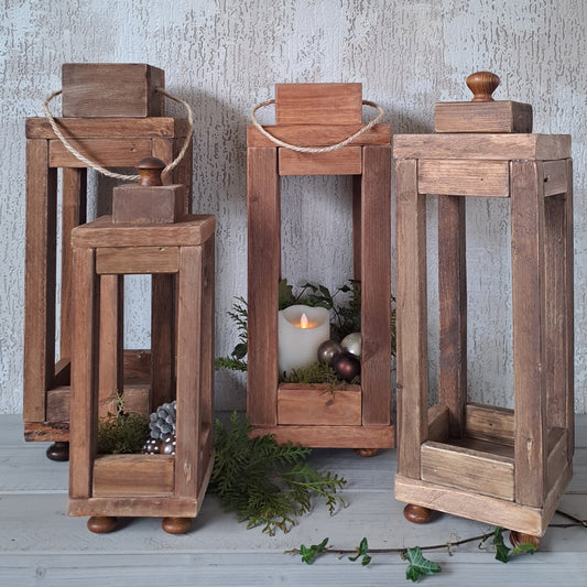 Houten lantaarn