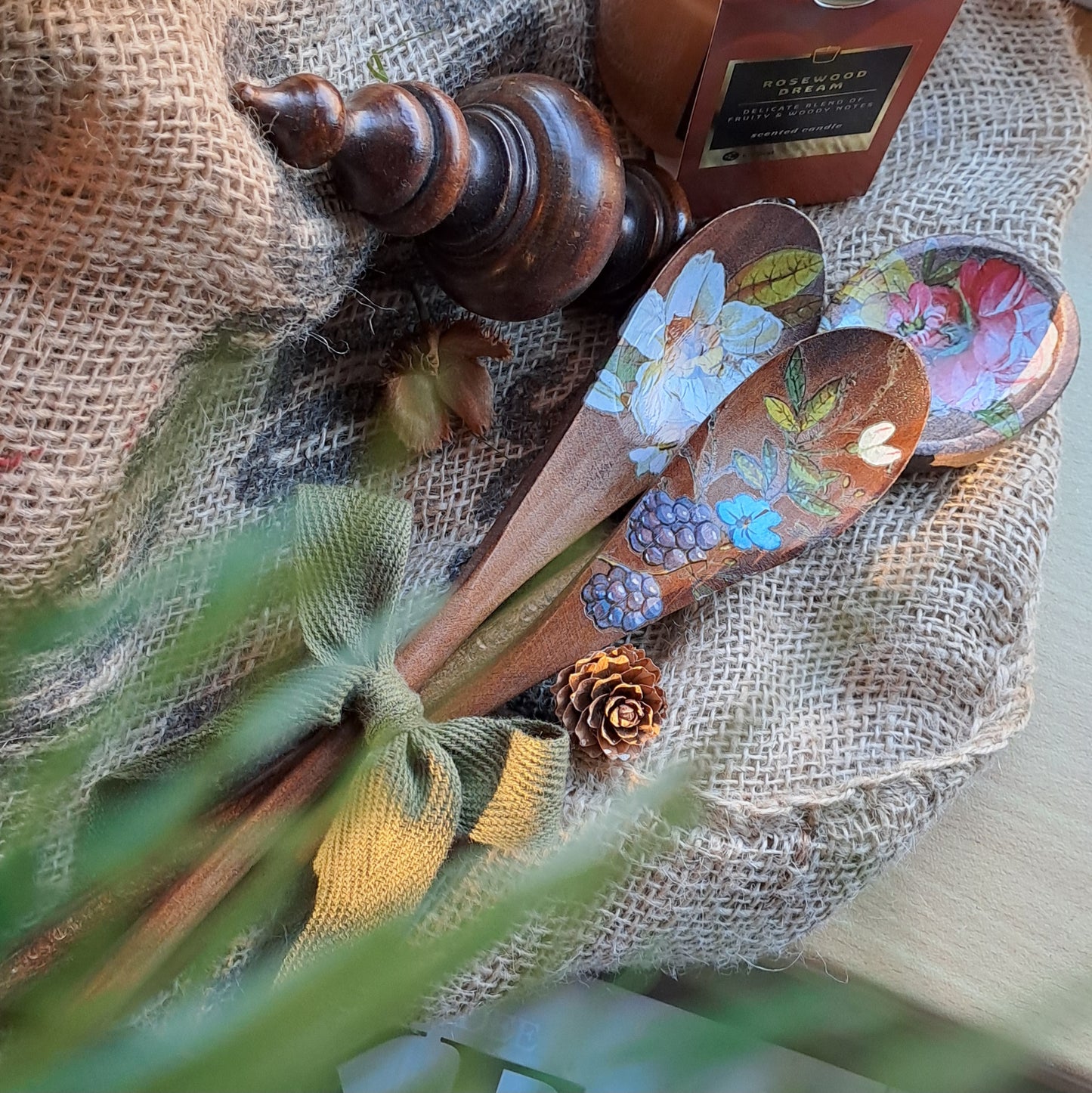 Decoratieve deegroller & pollepel