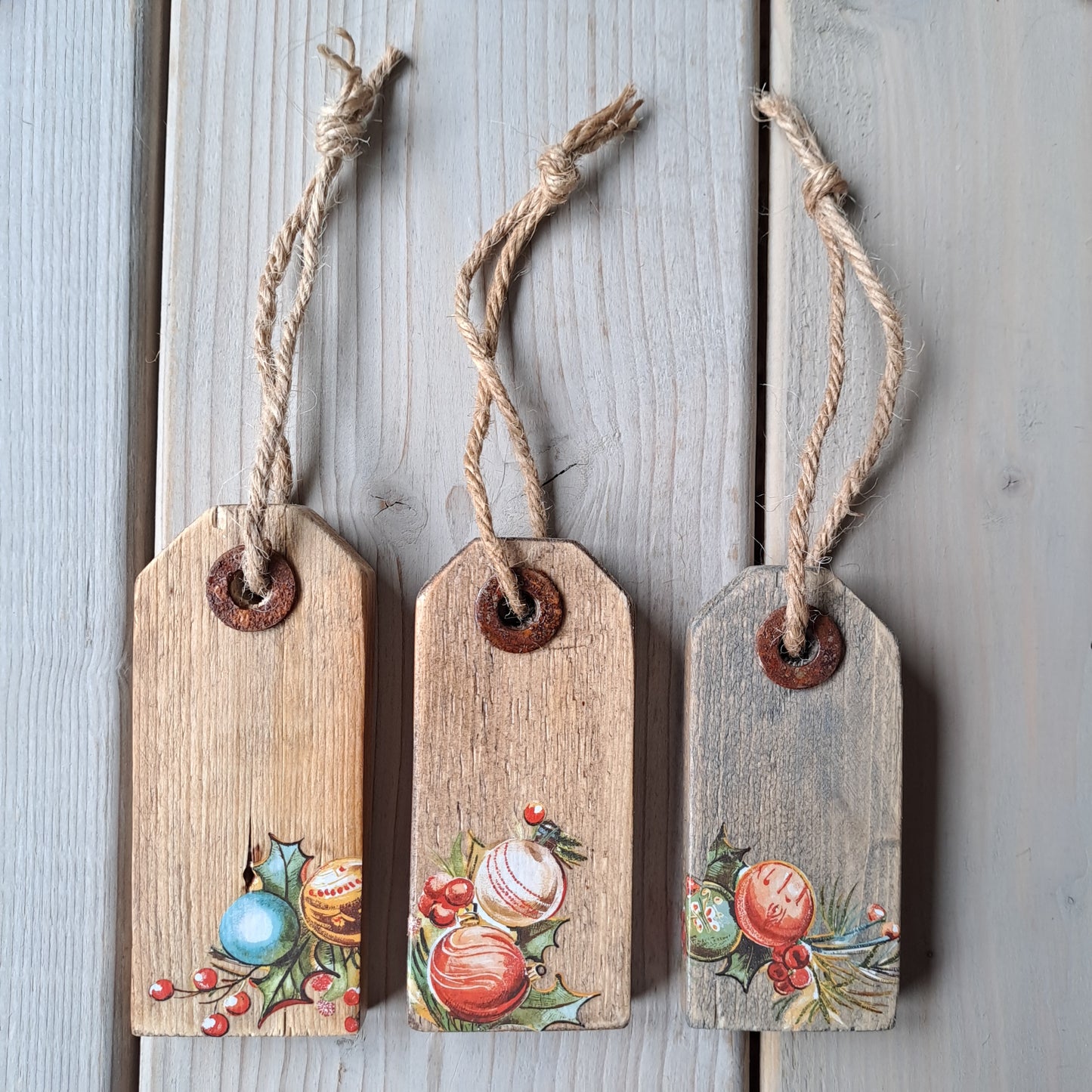 Houten prijskaartjes