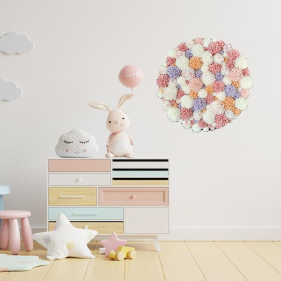 Wanddecoratie Pompom