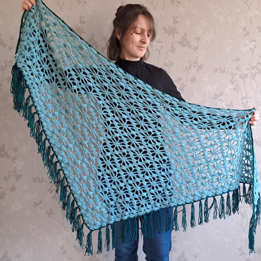 Omslagdoek bloempatroon