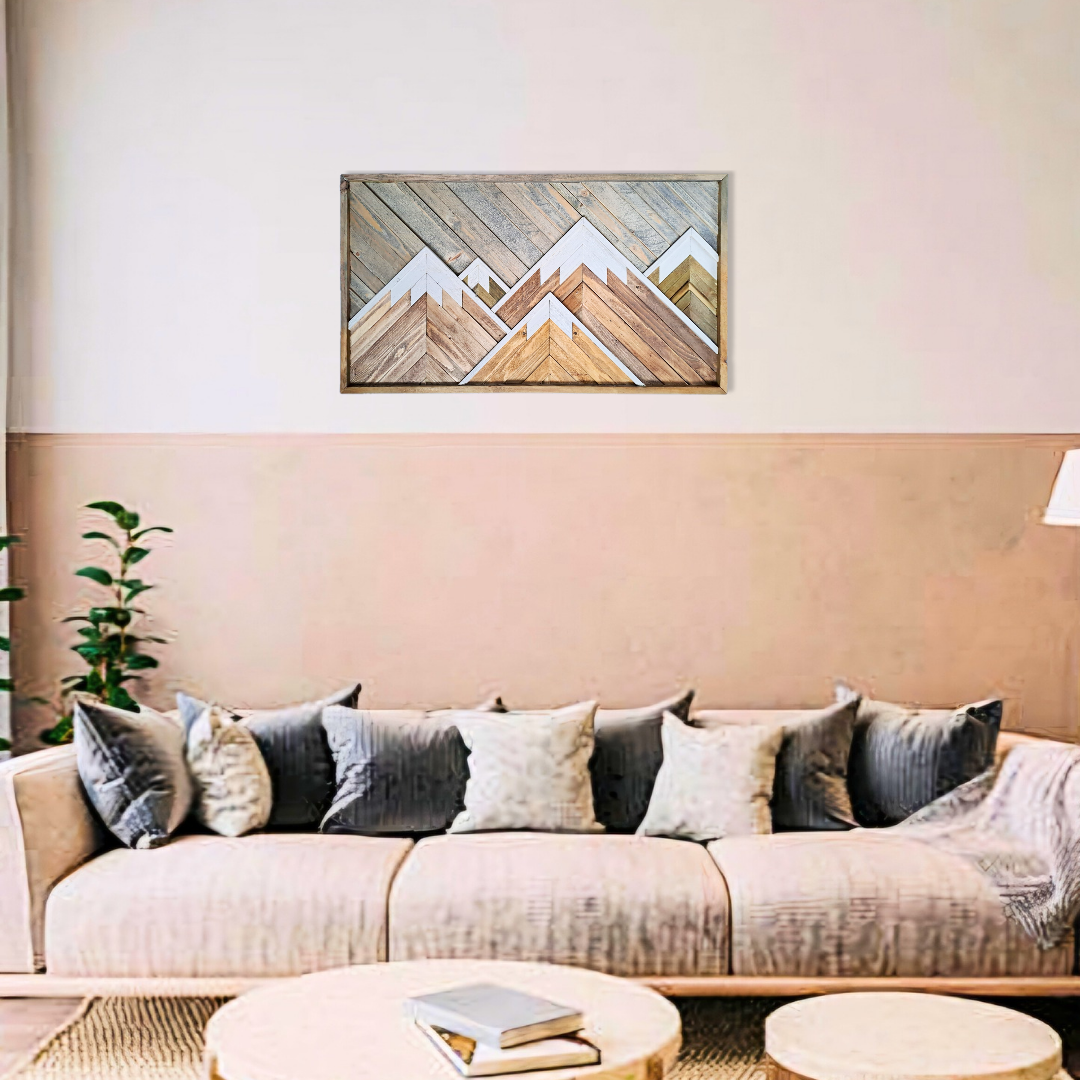 Wanddecoratie Mountain view