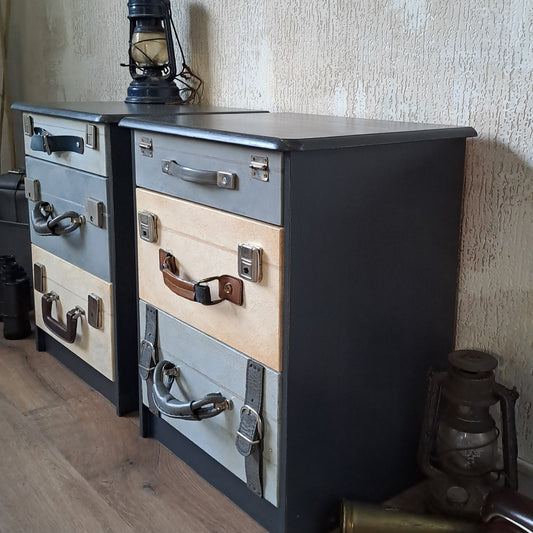 Nachtkastjes kofferlook