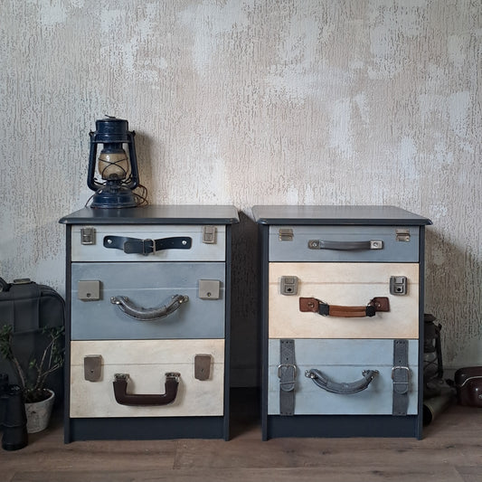 Nachtkastjes kofferlook