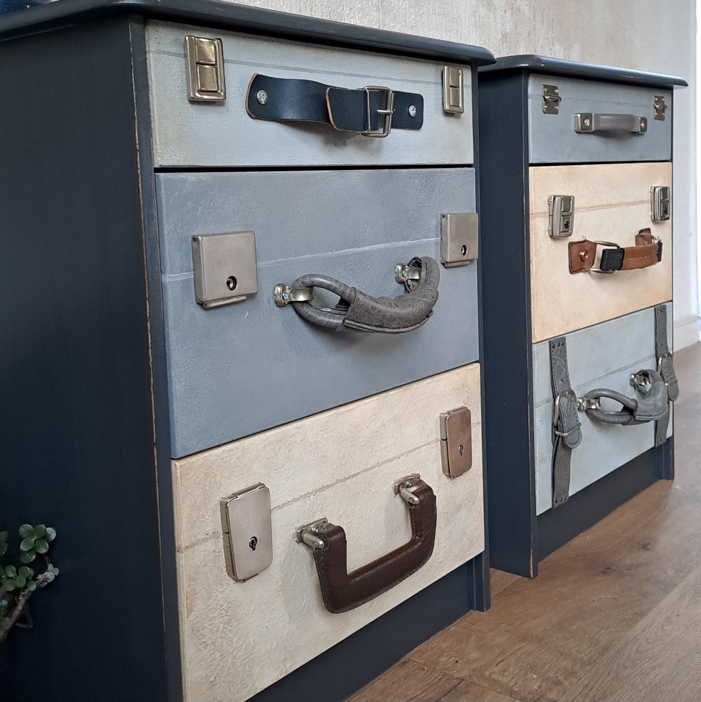 Nachtkastjes kofferlook