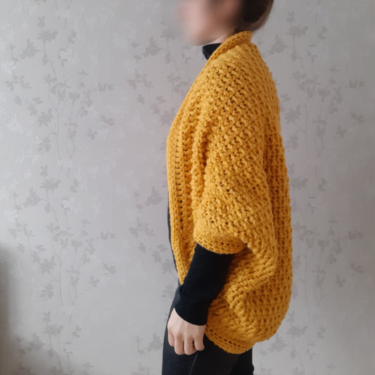 Vest/shrug in div kleuren en maten